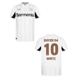 Men's Bayer 04 Leverkusen 2024/25 Away Shirt - WIRTZ 10