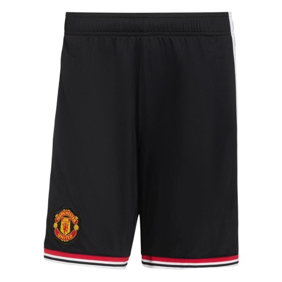Men's Manchester United 2026/27 Home Shorts - Black Men's Manchester United 2026/27 Home Shorts - Black