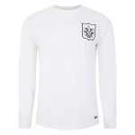 Kid's Fulham 1966/67 Home Retro Long Sleeve Shirt #2 Kid's Fulham 1966/67 Home Retro Long Sleeve Shirt #2