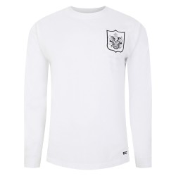 Men's Fulham 1966/67 Home Retro Long Sleeve Shirt #2