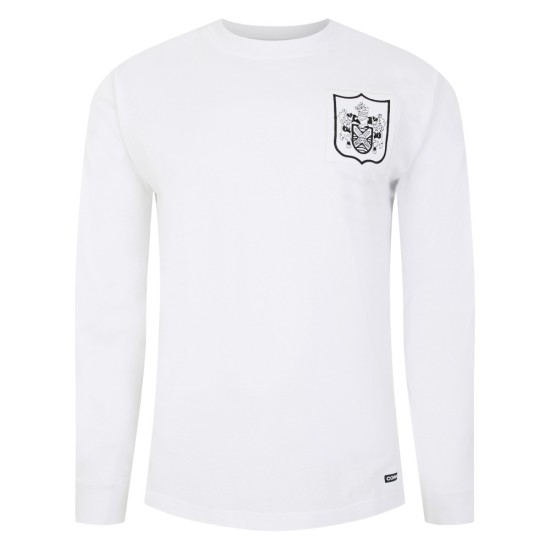 Kid's Fulham 1966/67 Home Retro Long Sleeve Shirt #2 Kid's Fulham 1966/67 Home Retro Long Sleeve Shirt #2