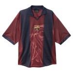 Men's FC Barcelona X TRAVIS SCOTT Retro 2000/01 Home Skeleton Shirt Men's FC Barcelona X TRAVIS SCOTT Retro 2000/01 Home Skeleton Shirt