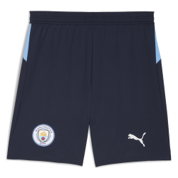Men's Manchester City 2025/26 Home Shorts - Black