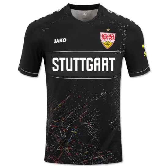 Kid's VfB Stuttgart 2024/25 Away Shirt - Black