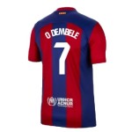 Women's O.DEMBELE FC Barcelona 2023/24 Home Shirt Women's O.DEMBELE FC Barcelona 2023/24 Home Shirt