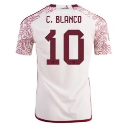 Cuauhtemoc Blanco #10 Mexico Away Jersey World Cup 2022