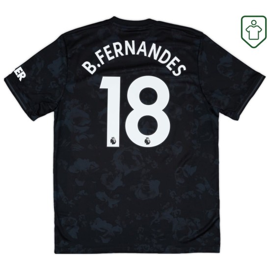 Men's Manchester United 2019/20 Third Retro Shirt B. Fernandes #18 Men's Manchester United 2019/20 Third Retro Shirt B. Fernandes #18