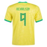 Richarlison #9 Brazil Home Jersey World Cup 2022 Richarlison #9 Brazil Home Jersey World Cup 2022