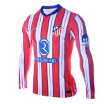 Men's Atletico Madrid 2024/25 Home Long Sleeve Shirt