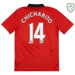 Men's Manchester United 2013/14 Home Retro Shirt Chicharito #14