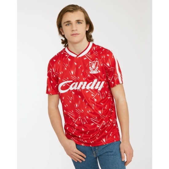 Women's Liverpool 1989/91 Home Retro Candy Shirt Women's Liverpool 1989/91 Home Retro Candy Shirt