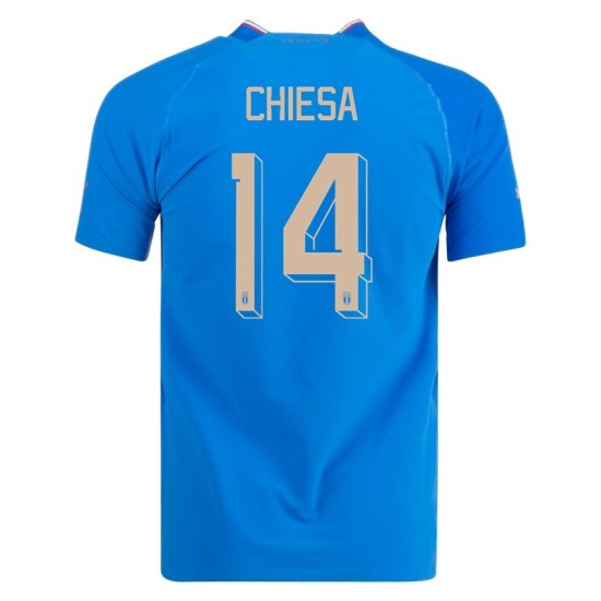 Federico Chiesa #14 Italy Home Jersey World Cup 2022
