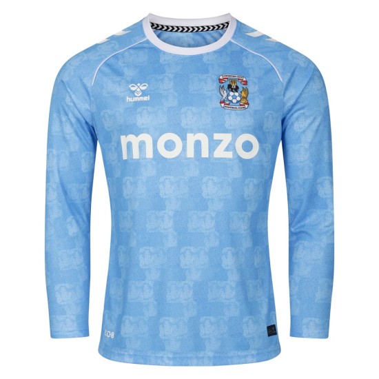 Kid's Coventry City 2025/26 Home Long Sleeve Shirt