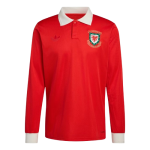 Men's Wales 2025/26 150th Anniversary Long Sleeve Shirt Men's Wales 2025/26 150th Anniversary Long Sleeve Shirt