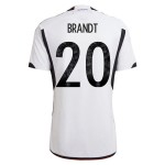 Julian Brandt #20 Germany Home Jersey World Cup 2022