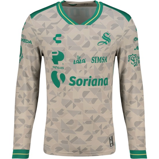 Men's Santos Laguna 2025/26 Away Long Sleeve Shirt Men's Santos Laguna 2025/26 Away Long Sleeve Shirt