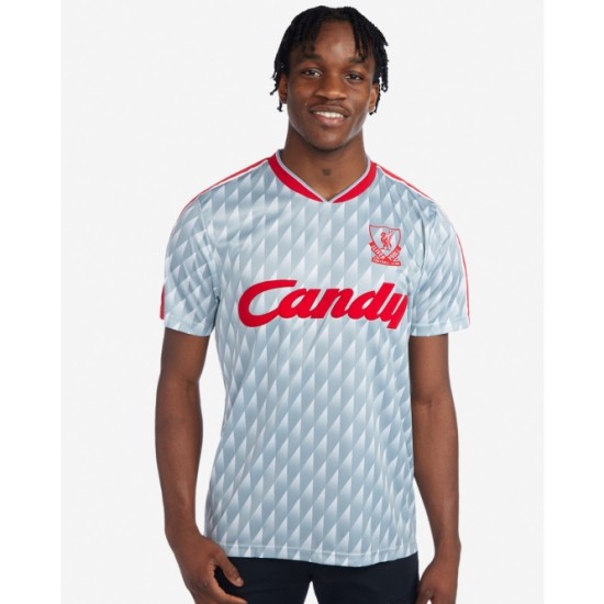 Men's Liverpool 1989/91 Away Retro Candy Shirt
