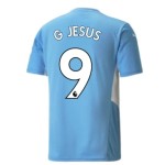Women's G.JESUS Manchester City 2021/22 Home Shirt Women's G.JESUS Manchester City 2021/22 Home Shirt