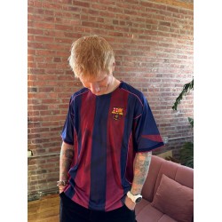 Men's Ed Sheeran x Spotify x FC Barcelona 2004/05 Home Retro Shirt