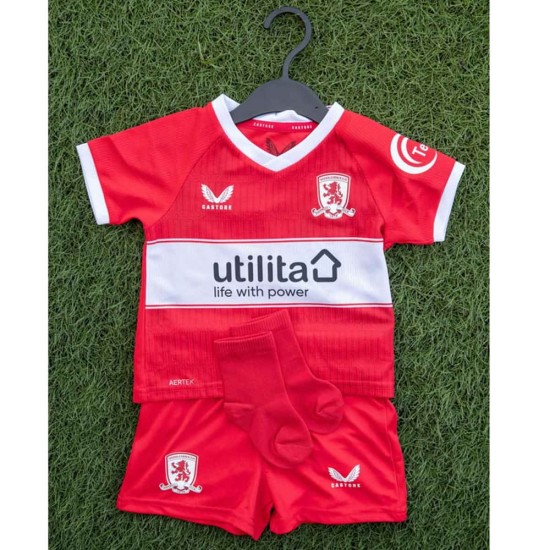 Kid's Middlesbrough 2025/26 Home Kit Kid's Middlesbrough 2025/26 Home Kit