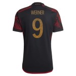 Timo Werner #9 Germany Away Jersey World Cup 2022