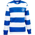 Men's Queens Park Rangers 1975/76 Home Retro Long Sleeve Shirt #10 Men's Queens Park Rangers 1975/76 Home Retro Long Sleeve Shirt #10