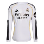 Kid's Real Madrid 2025/26 Home Long Sleeve Shirt