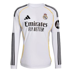 Women's Real Madrid 2025/26 Home Long Sleeve Shirt