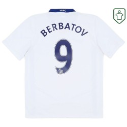 Men's Manchester United 2008/10 Away Retro Shirt Berbatov #9