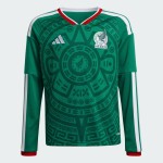 Kid's Mexico 2026 Home World Cup Long Sleeve Shirt Kid's Mexico 2026 Home World Cup Long Sleeve Shirt