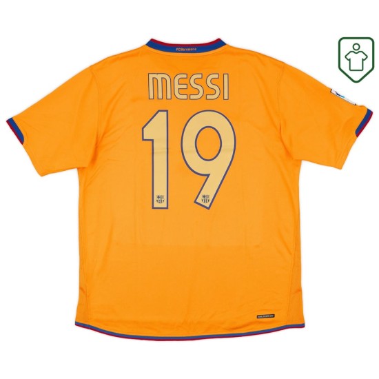 Men's FC Barcelona 2006/08 Away Retro Shirt Messi #19