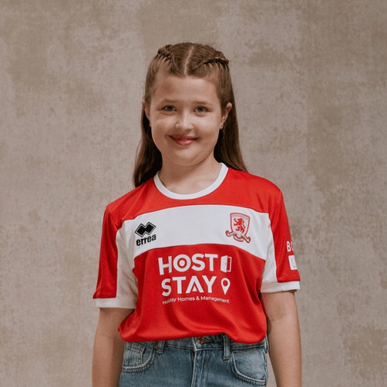 Kid's Middlesbrough 2024/25 Home Shirt Kid's Middlesbrough 2024/25 Home Shirt