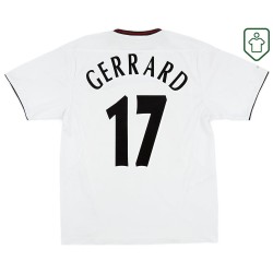 Men's Liverpool 2003/04 Away Retro Shirt Gerrard #17