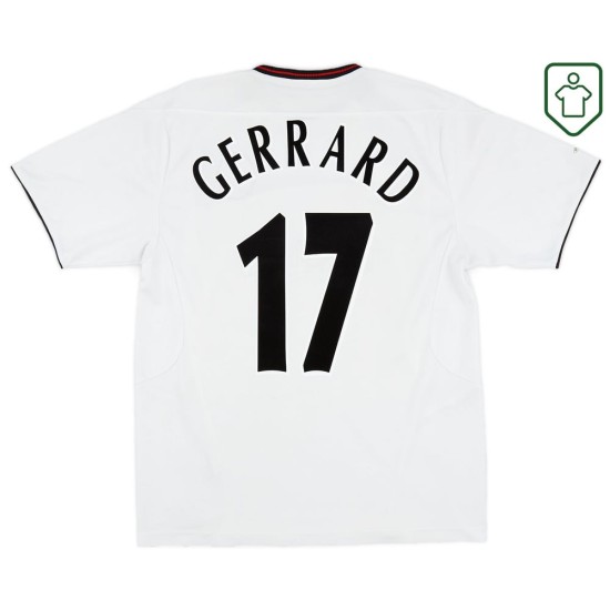 Men's Liverpool 2003/04 Away Retro Shirt Gerrard #17