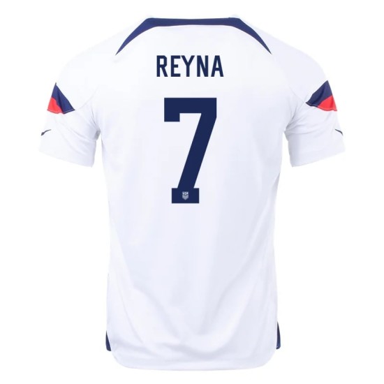 Giovanni Reyna #7 USMNT Home Jersey World Cup 2022 Giovanni Reyna #7 USMNT Home Jersey World Cup 2022