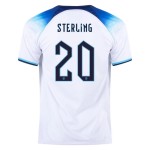 Raheem Sterling #20 England Home Jersey World Cup 2022 Raheem Sterling #20 England Home Jersey World Cup 2022