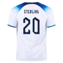 Raheem Sterling #20 England Home Jersey World Cup 2022