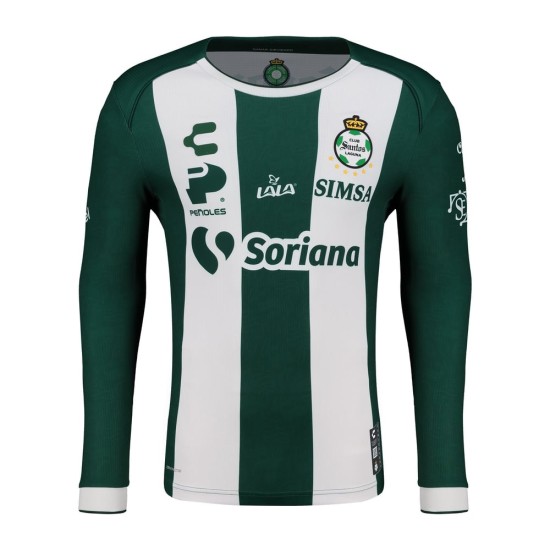 Women's Santos Laguna 2024/25 Home Long Sleeve Shirt