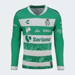 Kid's Santos Laguna 2025/26 Home Long Sleeve Shirt