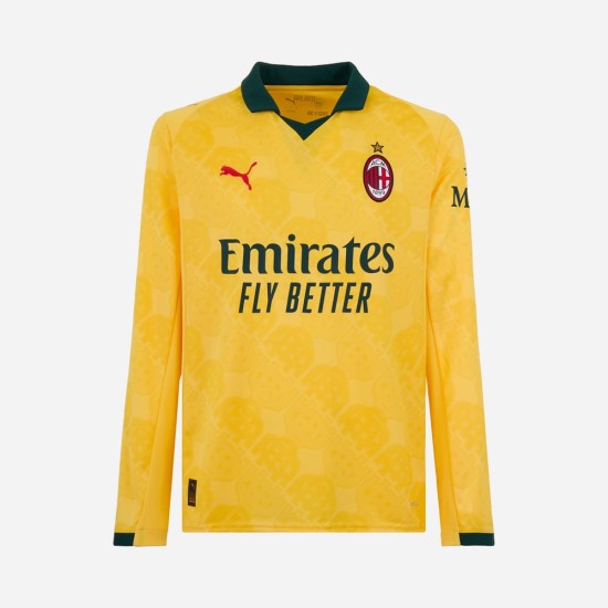 Kid's Milan 2025/26 Third Long Sleeve Shirt