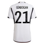 Ilkay Gundogan #21 Germany Home Jersey World Cup 2022