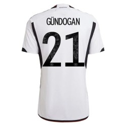 Ilkay Gundogan #21 Germany Home Jersey World Cup 2022
