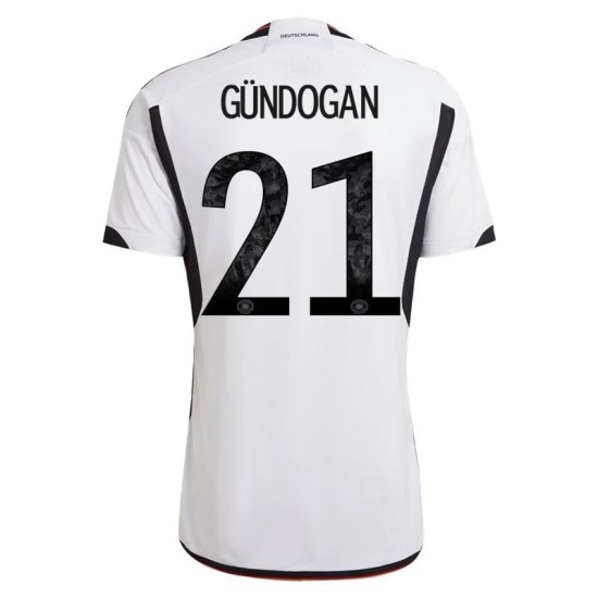 Ilkay Gundogan #21 Germany Home Jersey World Cup 2022