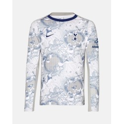 Women's Tottenham Hotspur 2025/26 Home Long Sleeve Warm Up Shirt