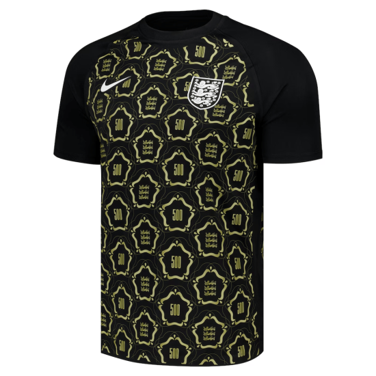 Men's England Lionesses 500th Anniversary Pre Match Shirt - Black