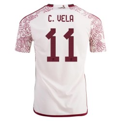 Carlos Vela #11 Mexico Away Jersey World Cup 2022