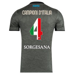 Men's Napoli 2024/25 Third Champions Of Italy Shirt