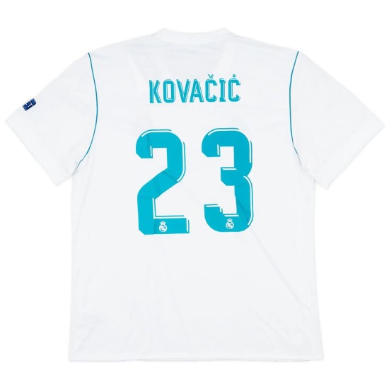 Men's KOVACIC Real Madrid 2017/18 Home Shirt Men's KOVACIC Real Madrid 2017/18 Home Shirt