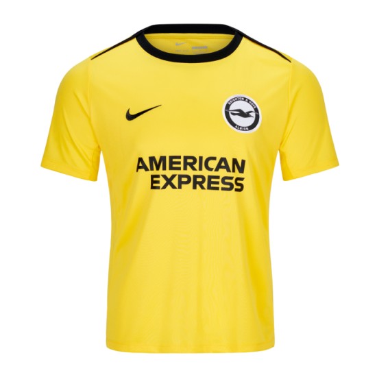 Men's Brighton & Hove Albion 2024/25 Third Warm Up Shirt - Yellow