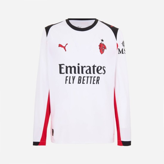 Men's Milan 2025/26 Away Long Sleeve Shirt Men's Milan 2025/26 Away Long Sleeve Shirt